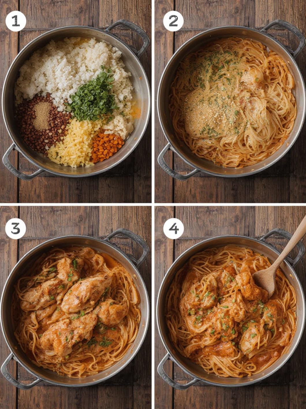 Tex Mex Chicken Spaghetti