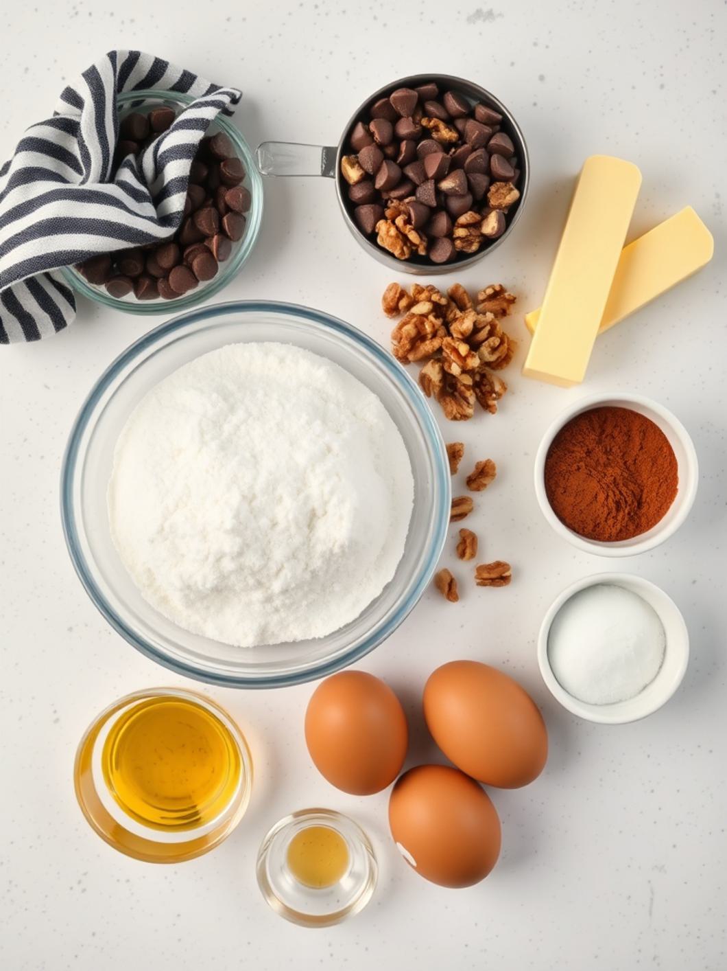 Ingredients for The Baked Brownie