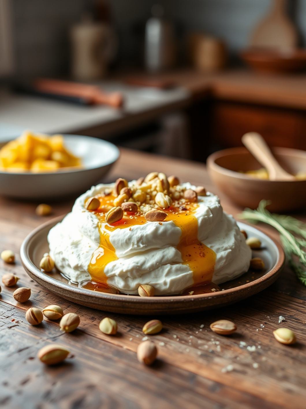 Whipped Feta with Hot Honey & Pistachios