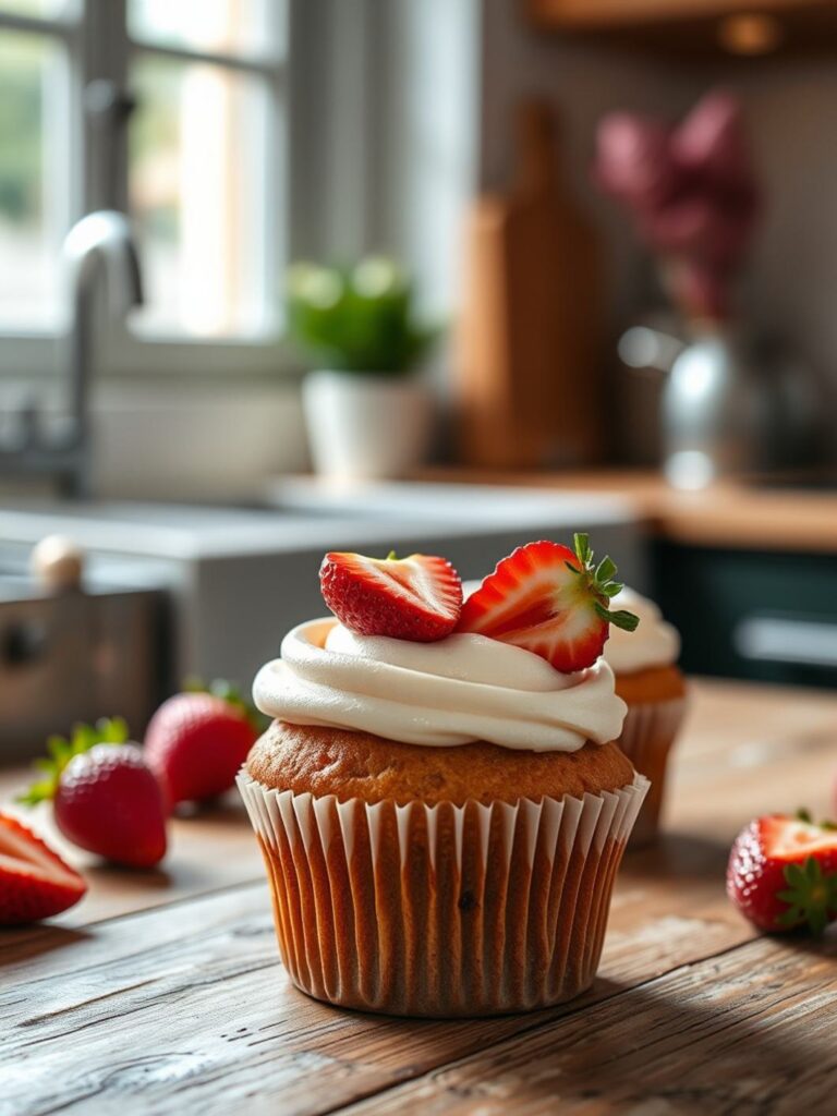 strawberry cupcakes
