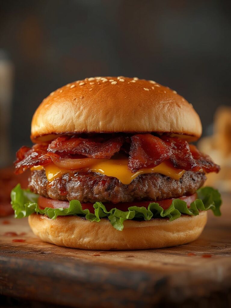 BBQ Bacon Smash Burger