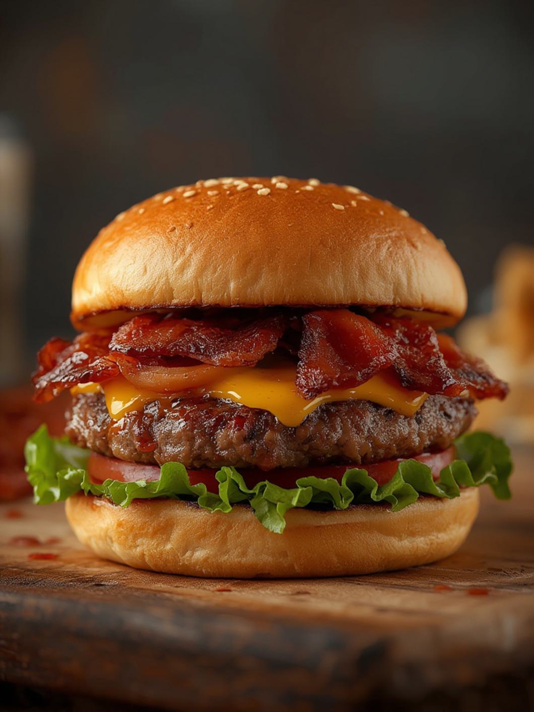 BBQ Bacon Smash Burger