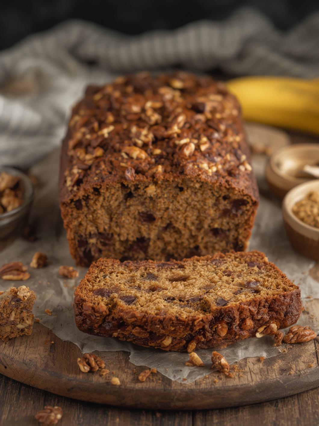 Serving suggestion for Banana Nut Bread