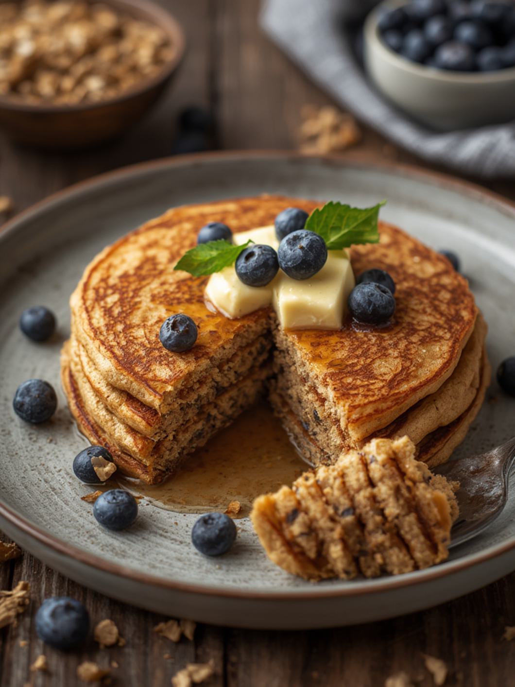 Serving suggestion for Buckwheat Pancakes