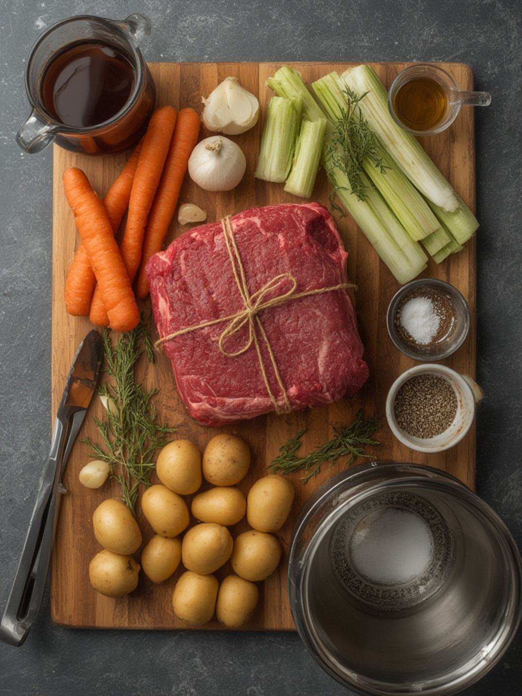 Ingredients for Instant Pot Beef Roast