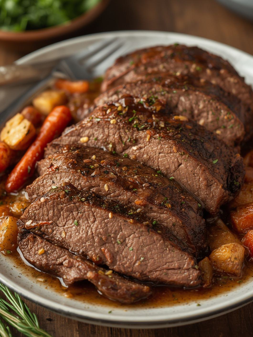 Serving suggestion for Instant Pot Beef Roast