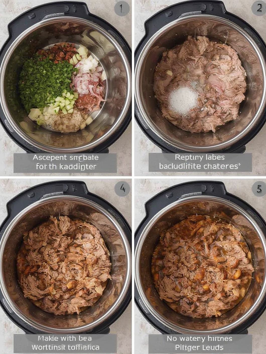 Step-by-Step preparation for Instant Pot Pork Carnitas