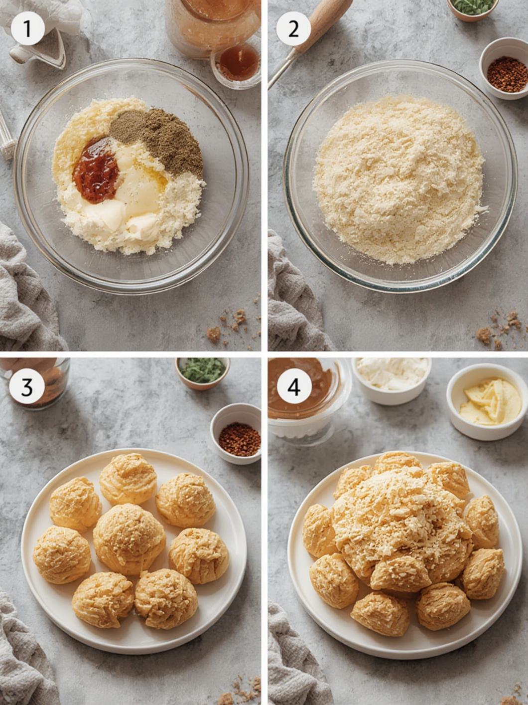 Step-by-Step preparation for Italian Cannoli Cake