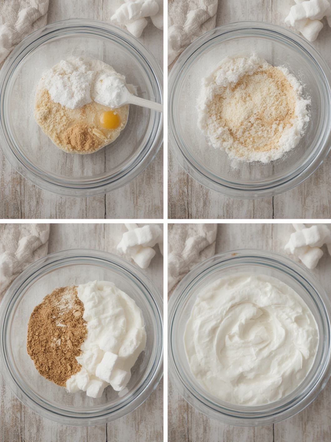 Step-by-Step preparation for Marshmallow Fluff