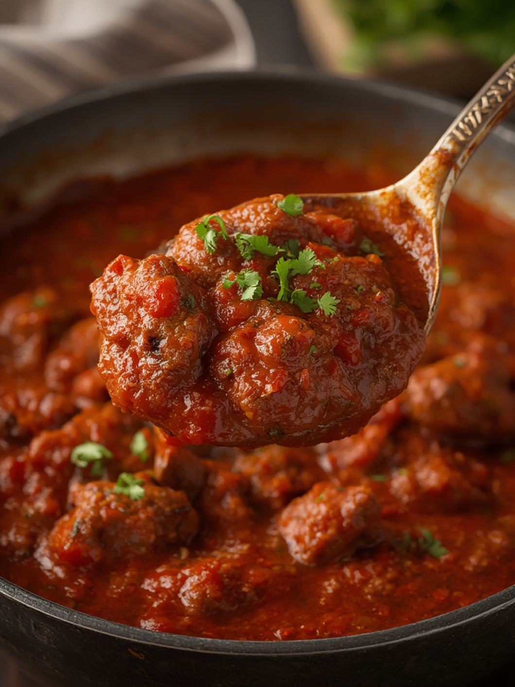 Serving suggestion for Meat Sauce