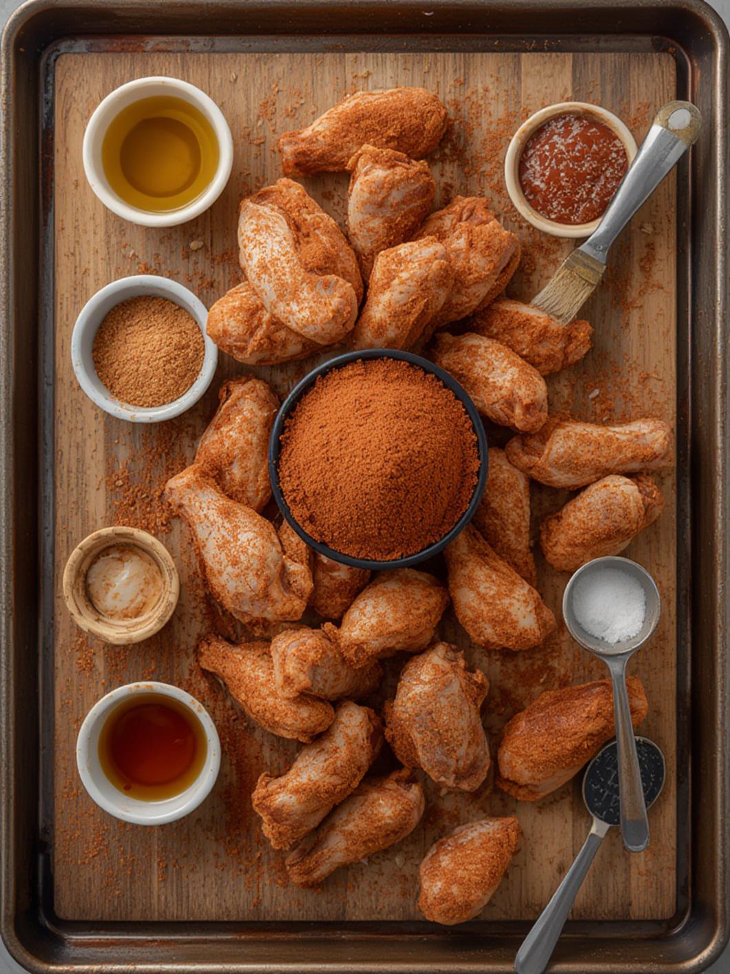 Ingredients for Memphis Barbecue Chicken Wings