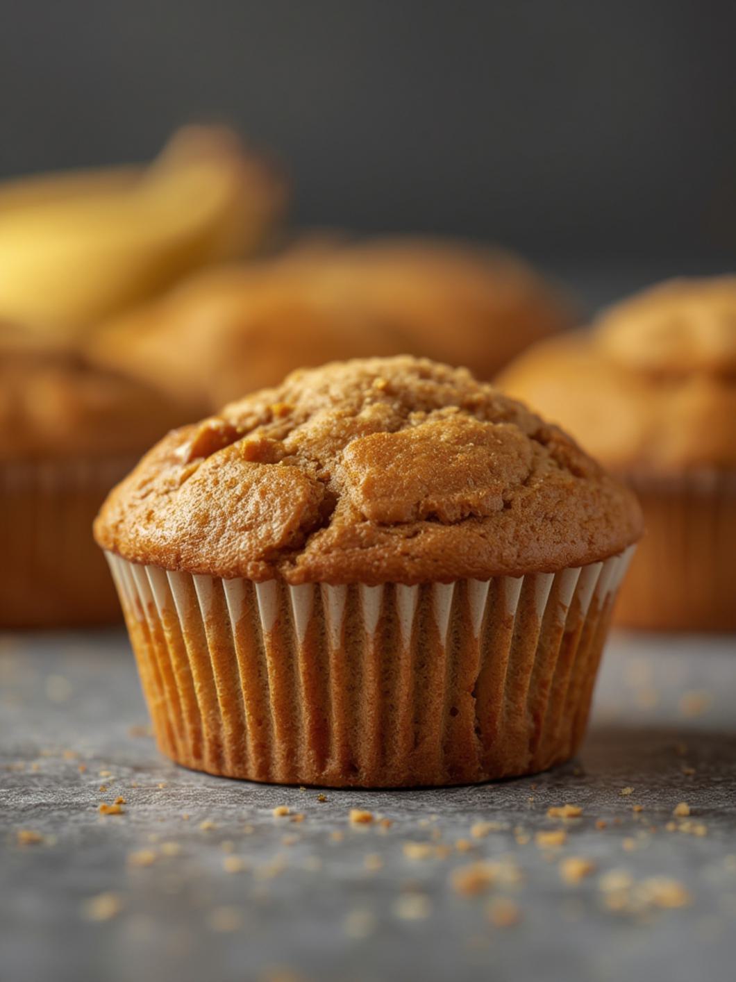 Peanut Butter Banana Muffins