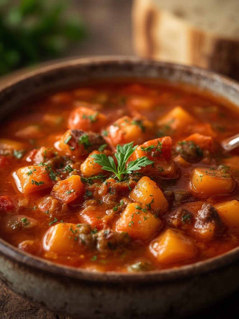 Slow Cooker Minestrone Soup Recipe