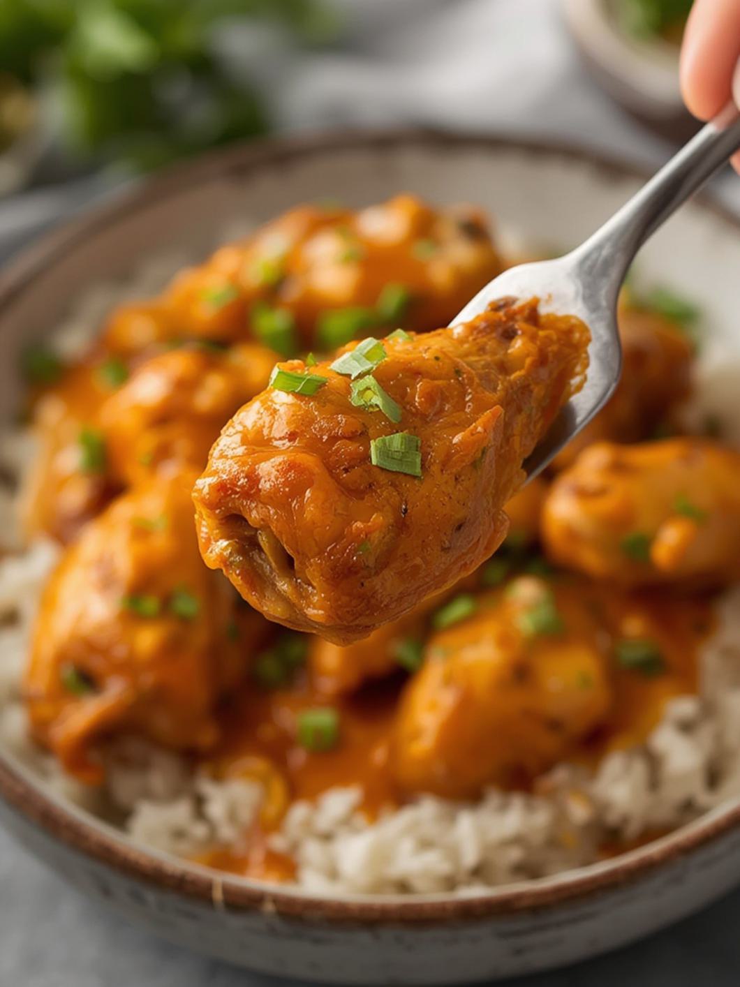 Serving suggestion for Thai Curry Chicken Wings