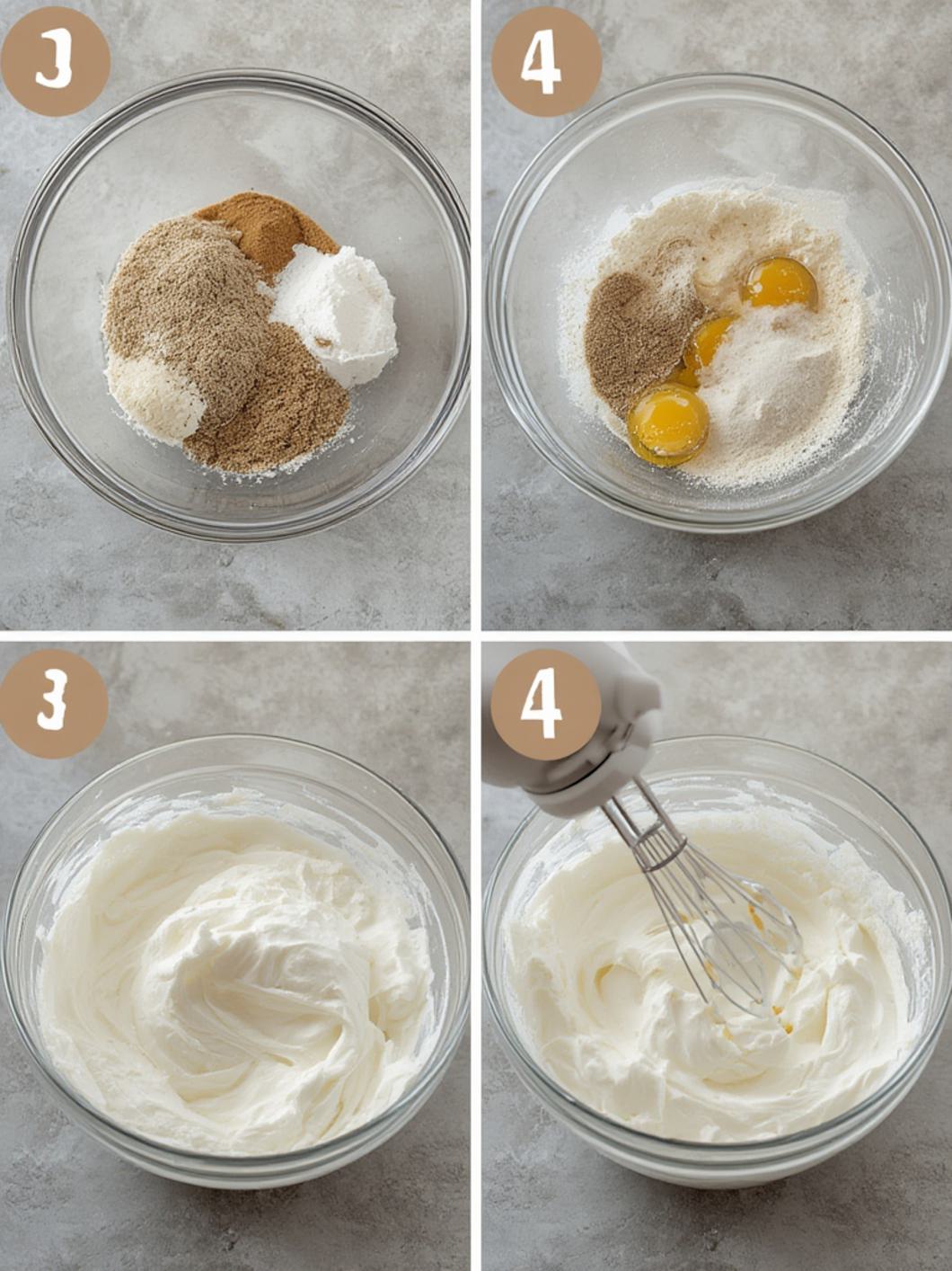 Step-by-Step preparation for Whipped Cream