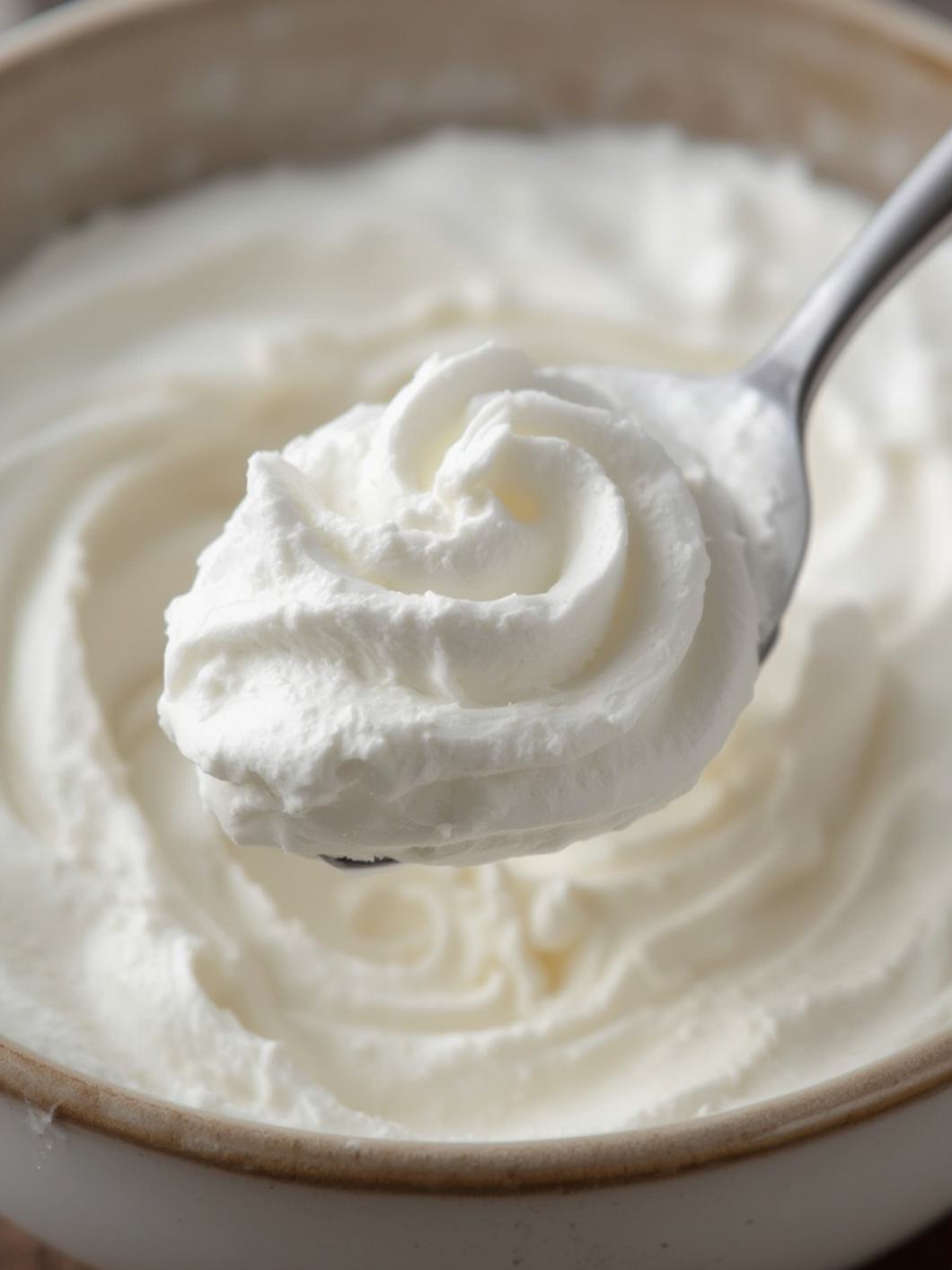 Serving suggestion for Whipped Cream