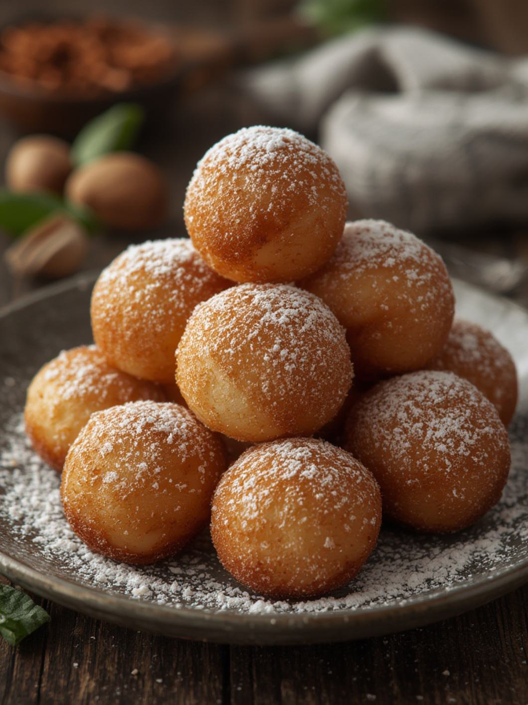 Serving suggestion for Zeppole