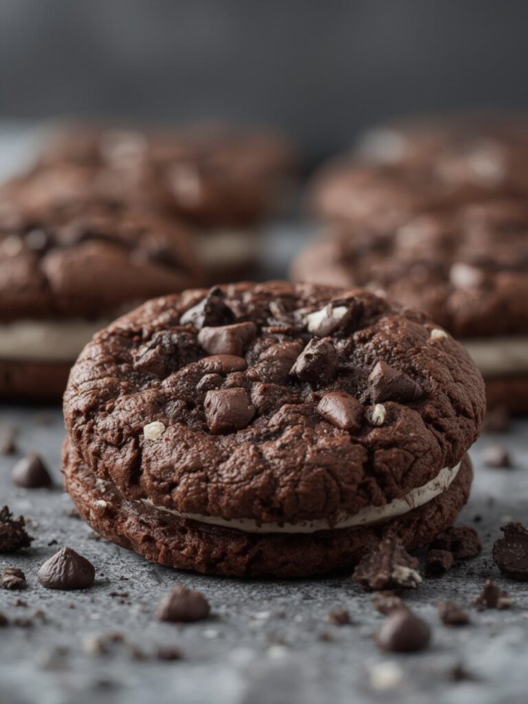 oreo stuffed monster cookies