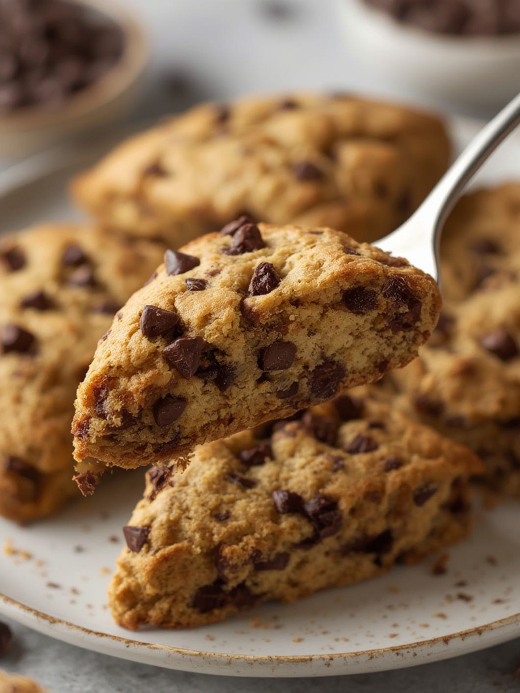 Serving suggestion for Chocolate Chip Scones