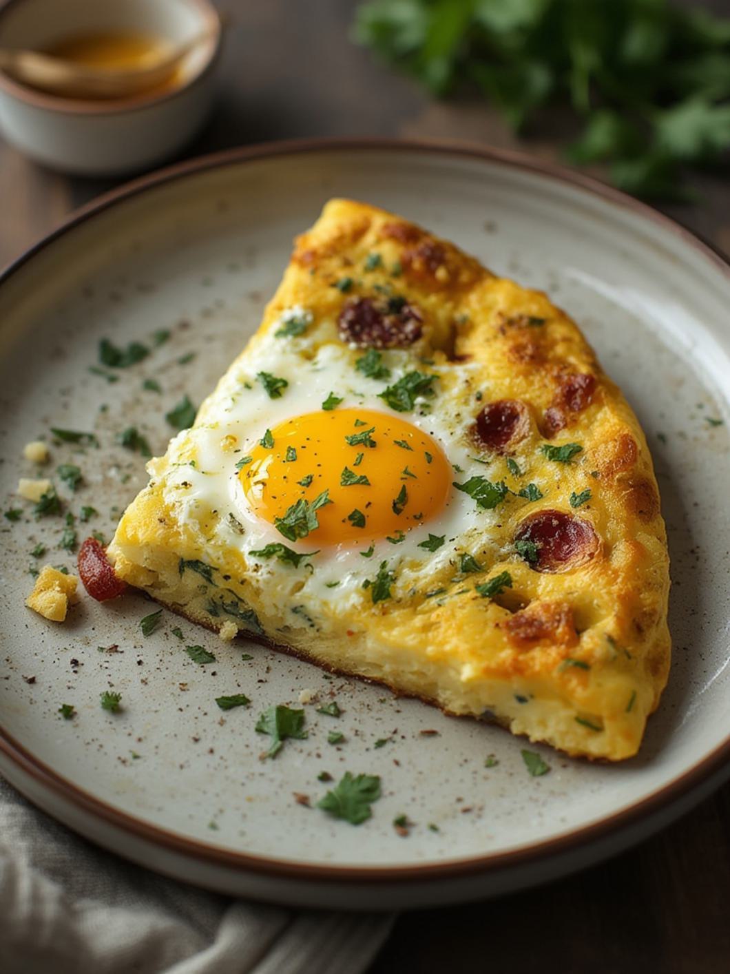 Serving suggestion for Egg White Frittata