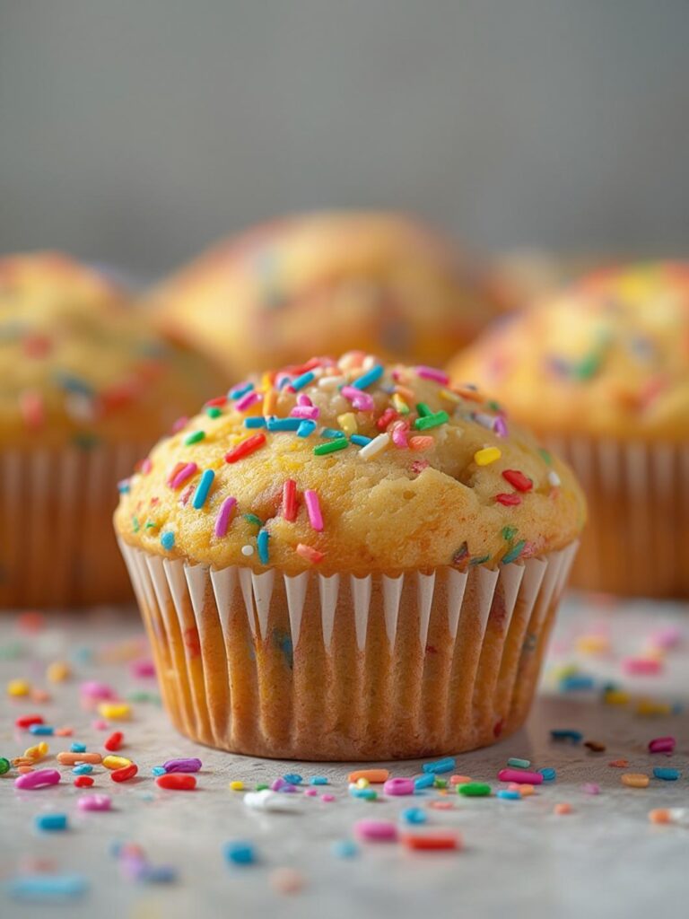 Funfetti Muffins Recipe With Sprinkles