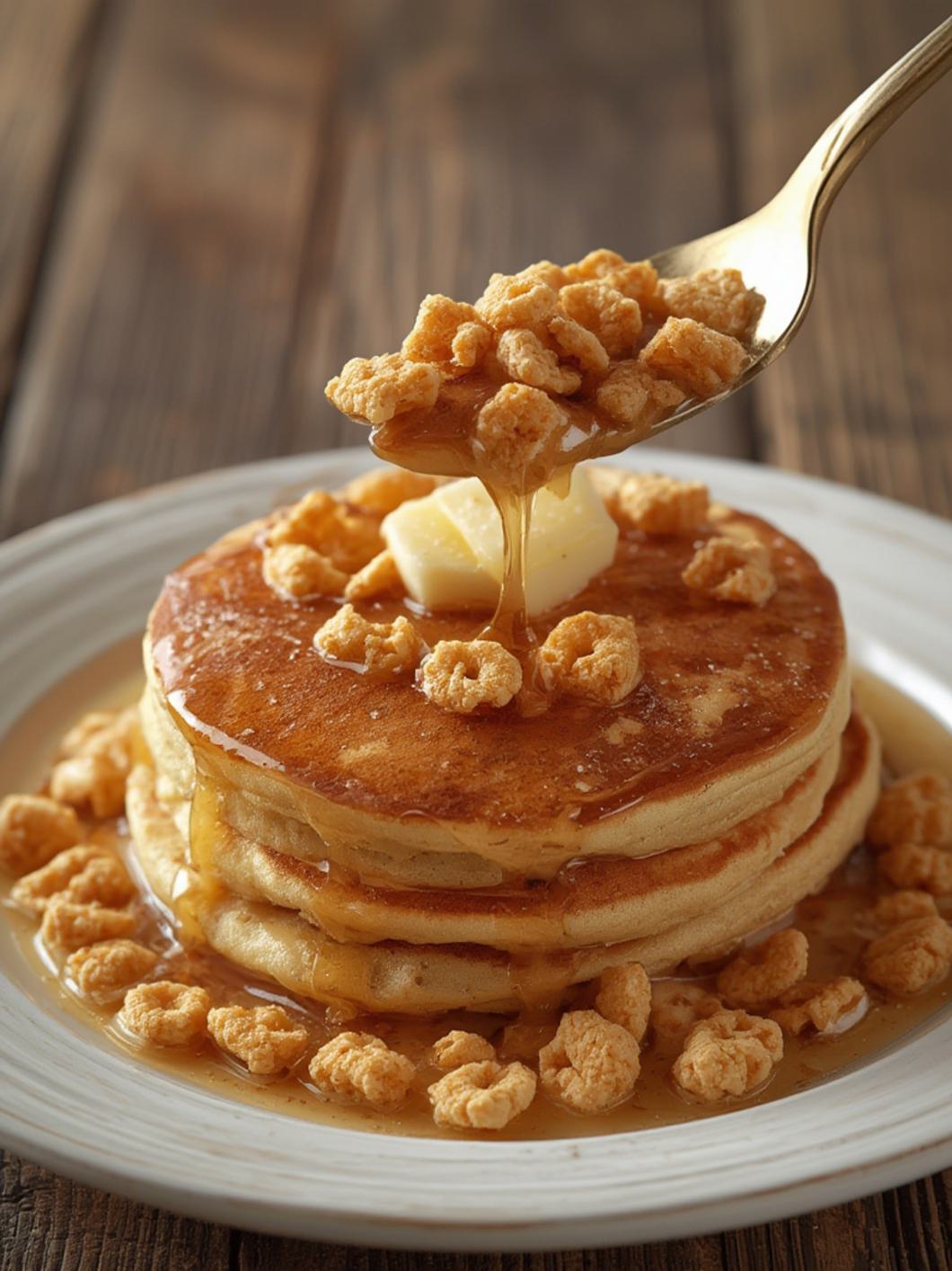 Serving suggestion for Pancake Cereal