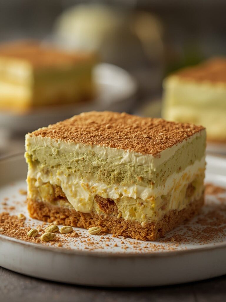 Pistachio Tiramisu