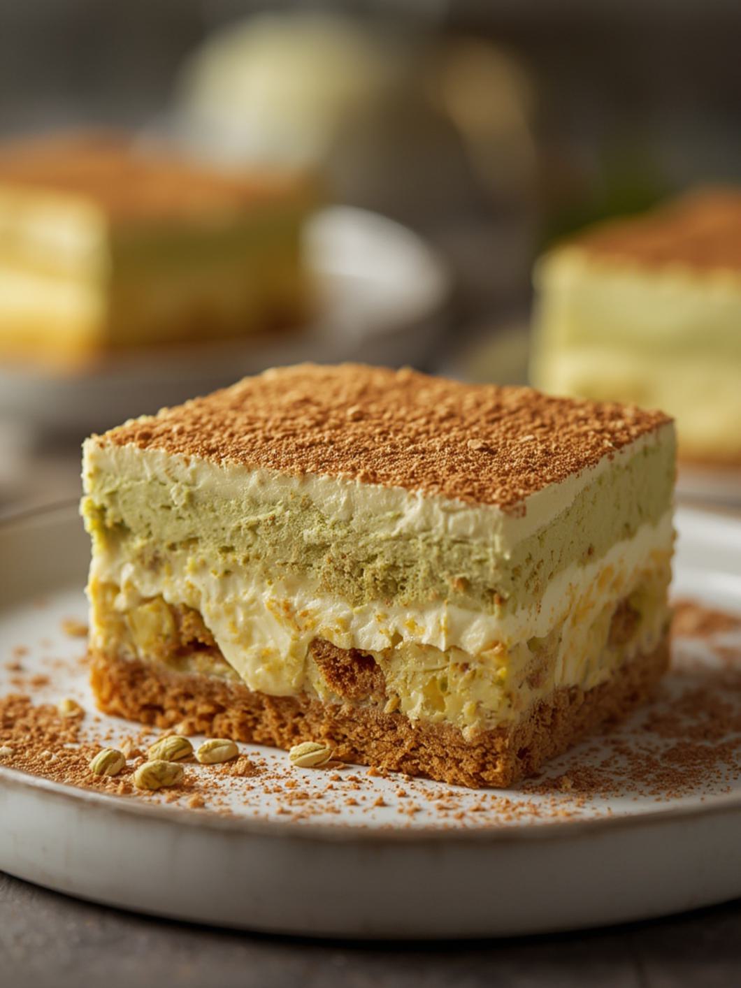 Pistachio Tiramisu