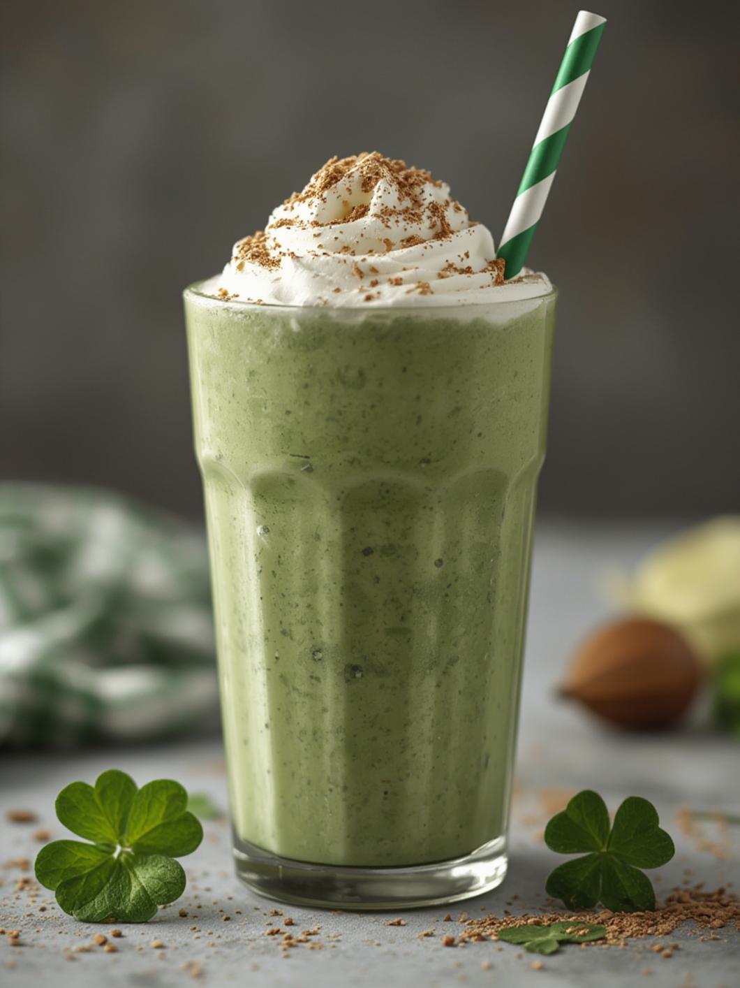 Shamrock Shake Protein Smoothie