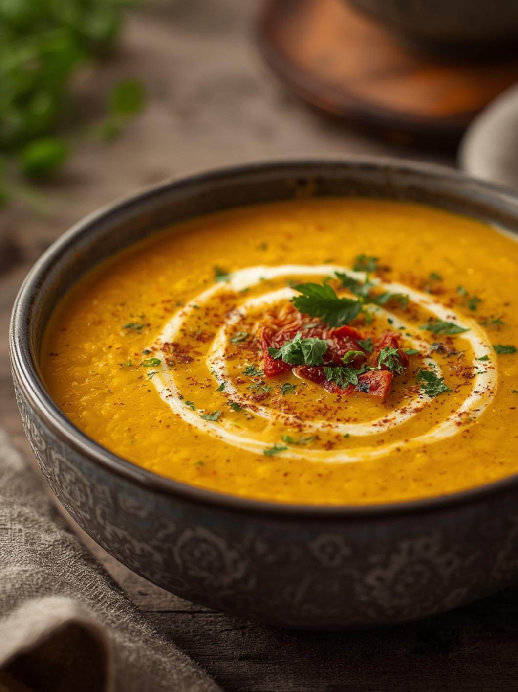 Turmeric Lentil Soup