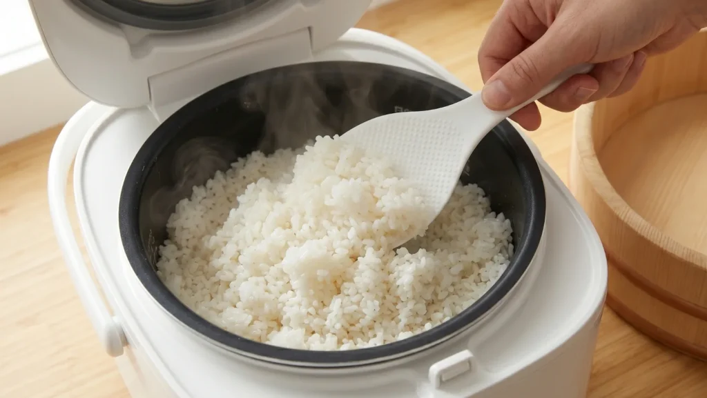 Sushi Rice in Rice Cooker