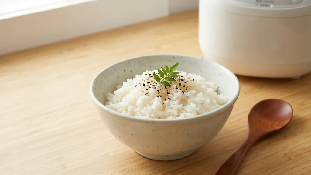 Sushi Rice in Rice Cooker