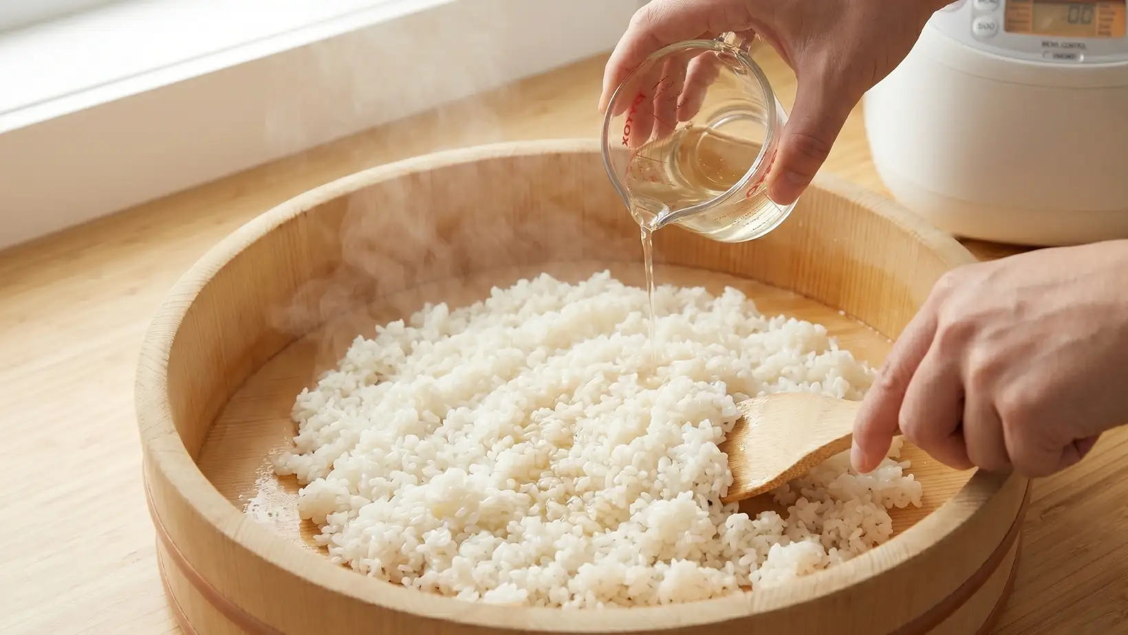 Sushi Rice in Rice Cooker