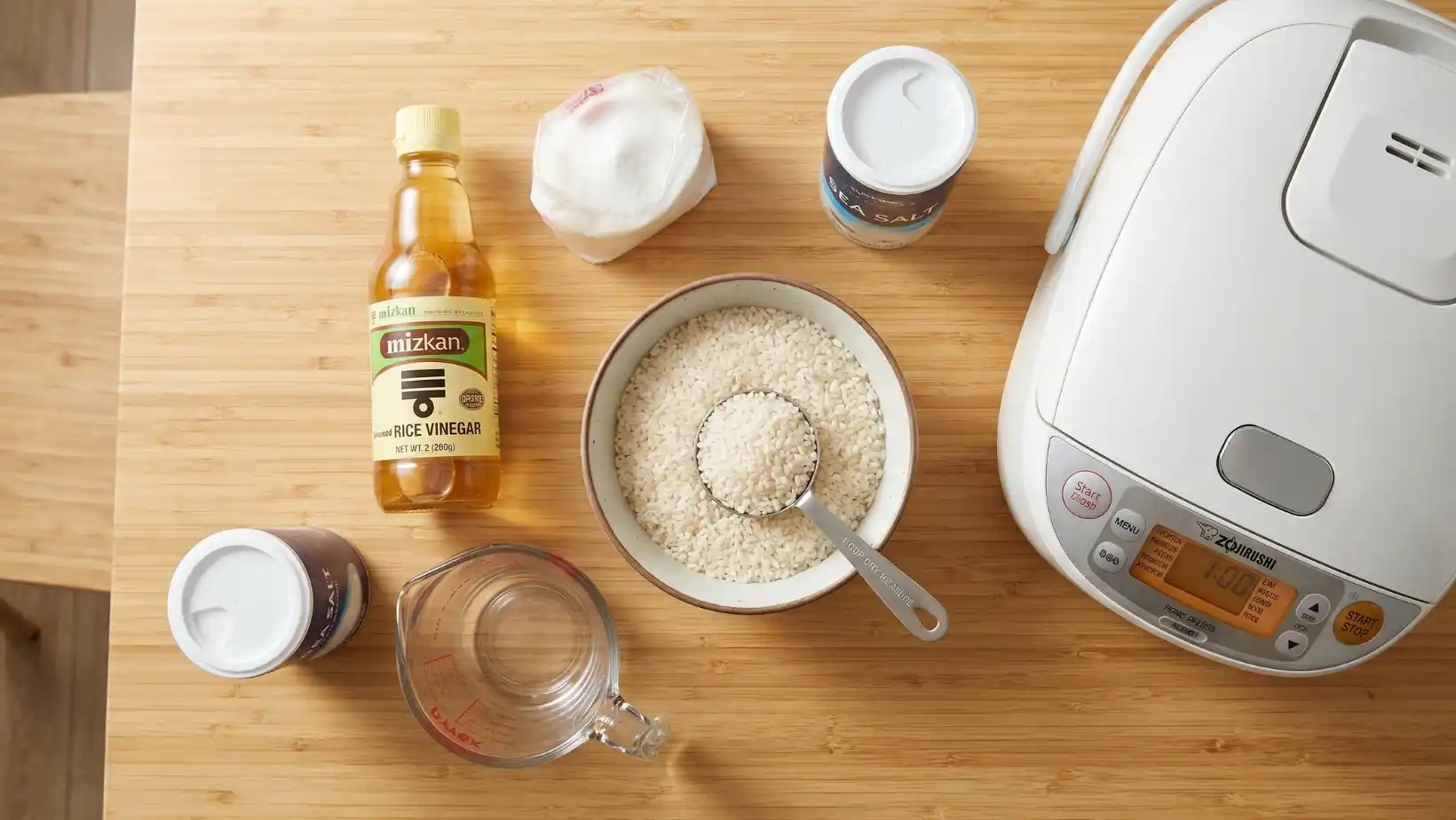 Sushi Rice in Rice Cooker