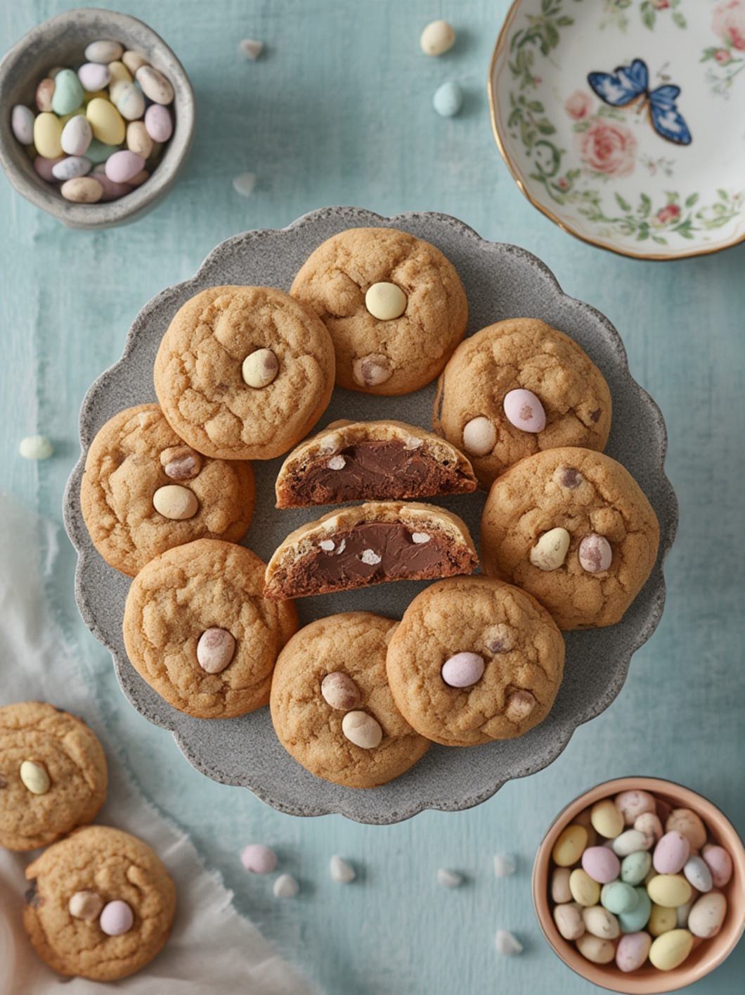 cadbury egg cookies