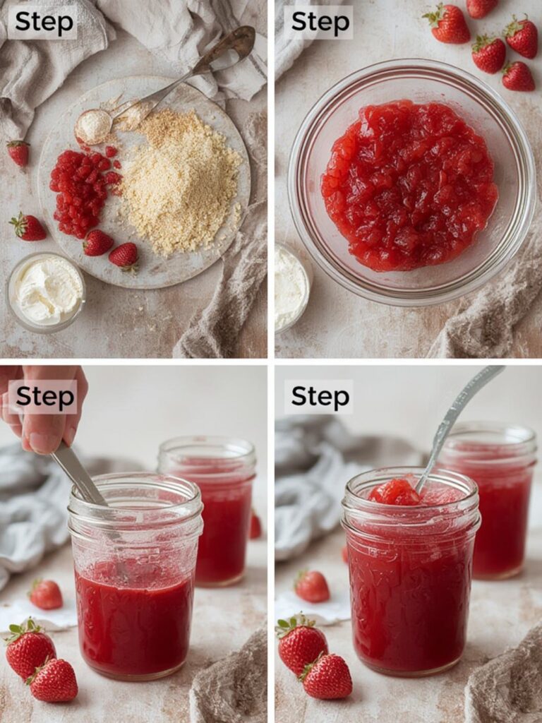 strawberry freezer jam