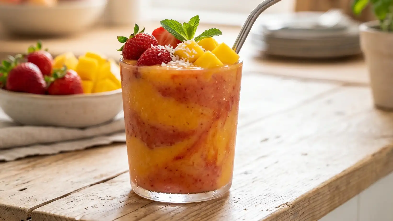 Strawberry Mango Smoothie smoothie