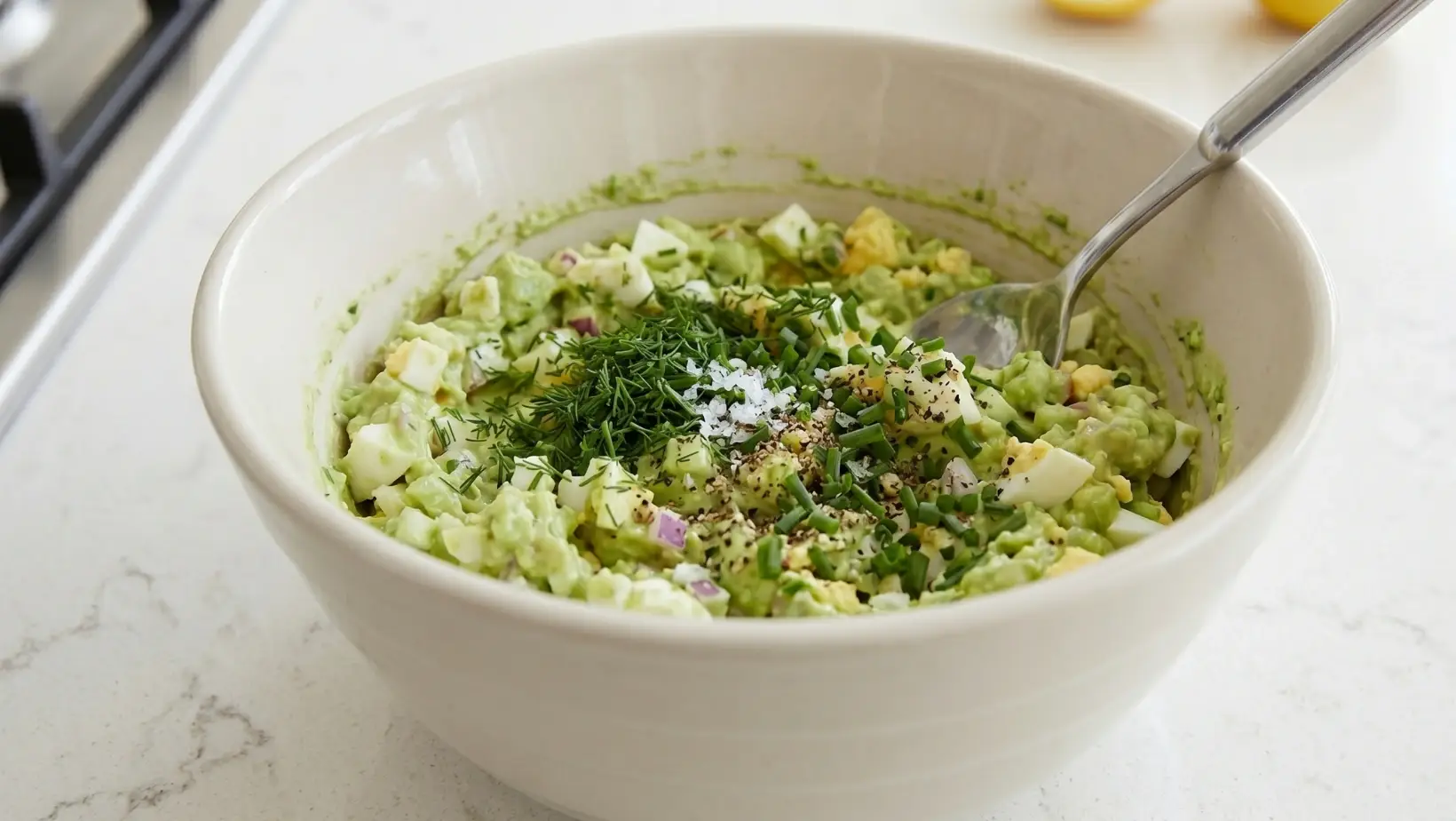 avocado egg salad
