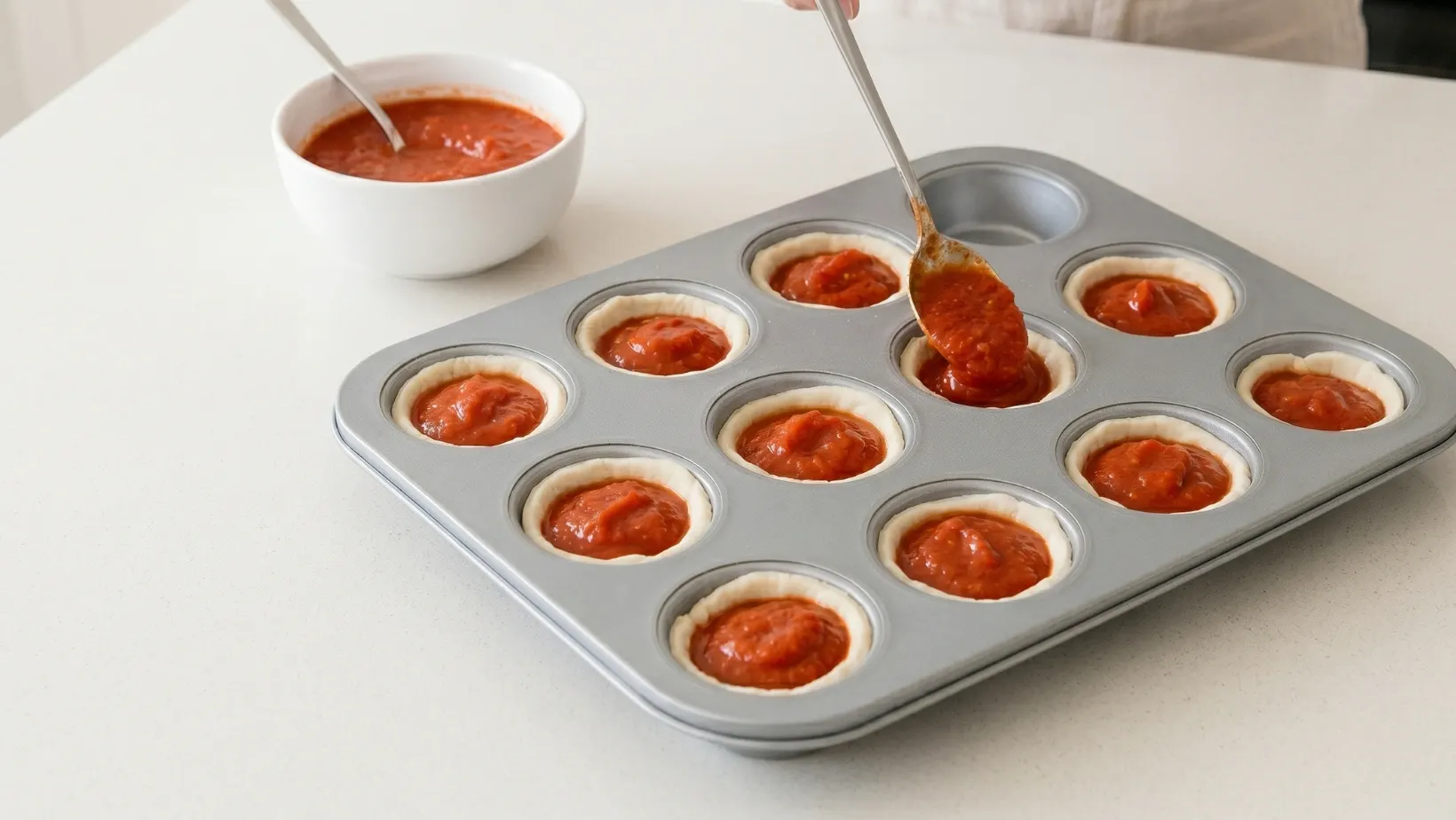 pizza cupcakes