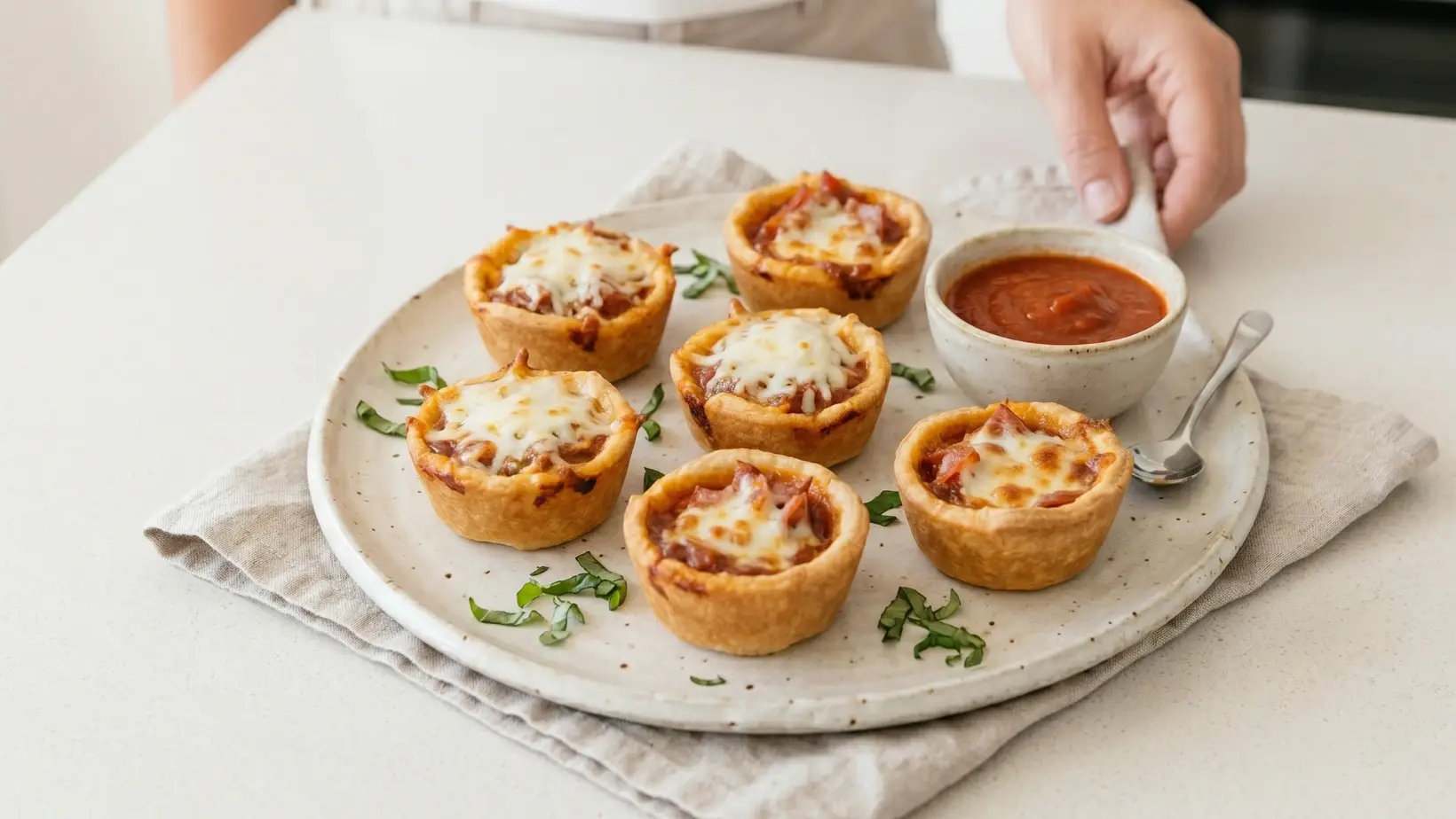 pizza cupcakes