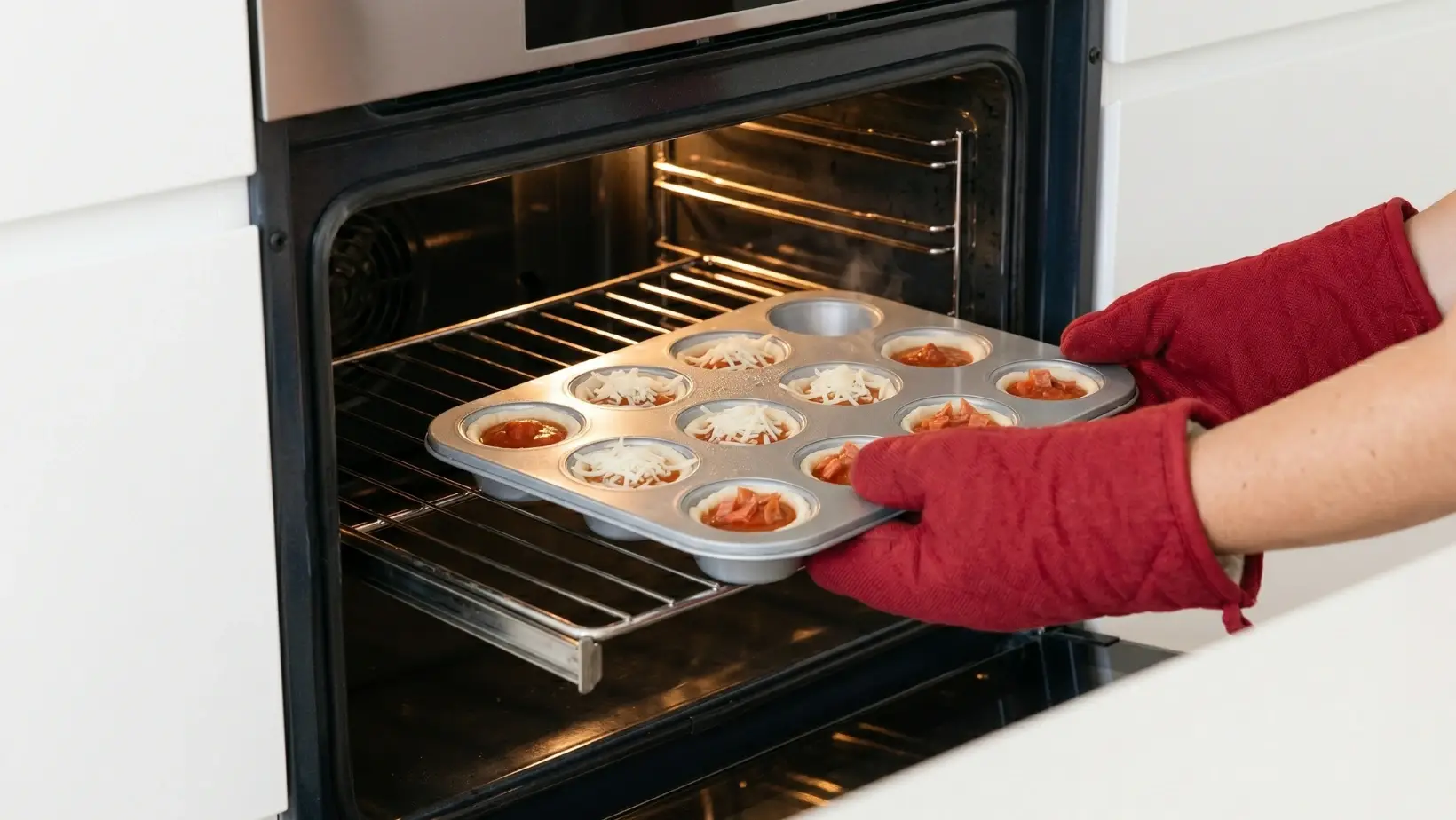 pizza cupcakes