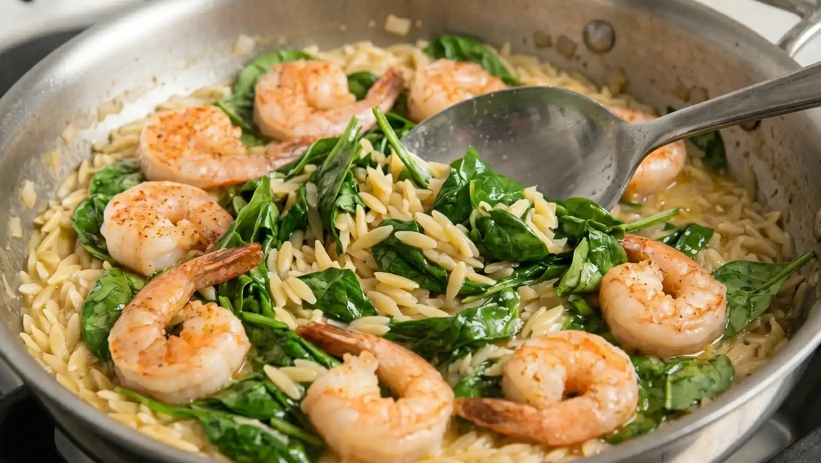 shrimp and orzo