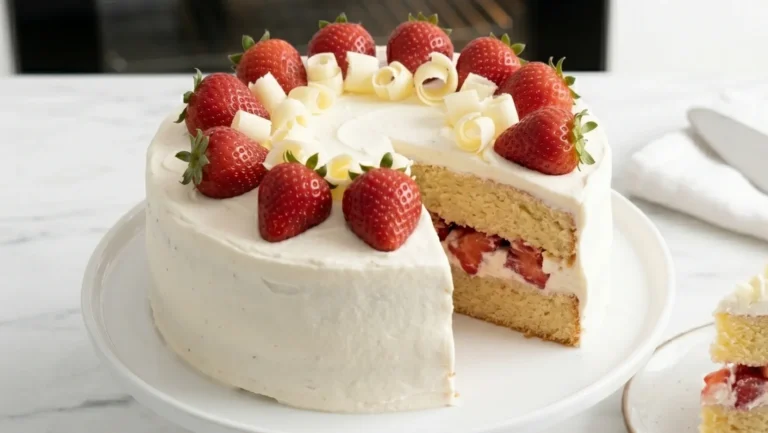 strawberry shortcake birthday cake