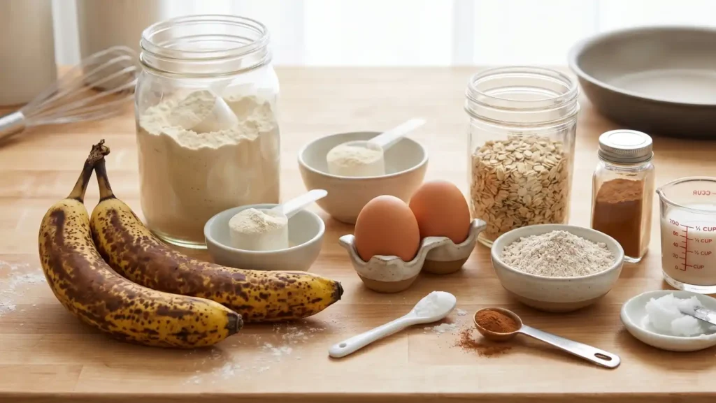 banana protein pancakes