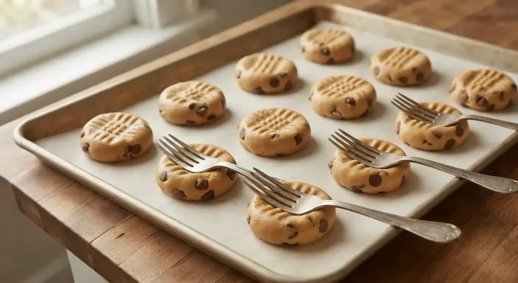 peanut butter chocolate chip cookies