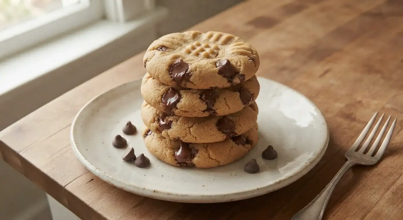 peanut butter chocolate chip cookies