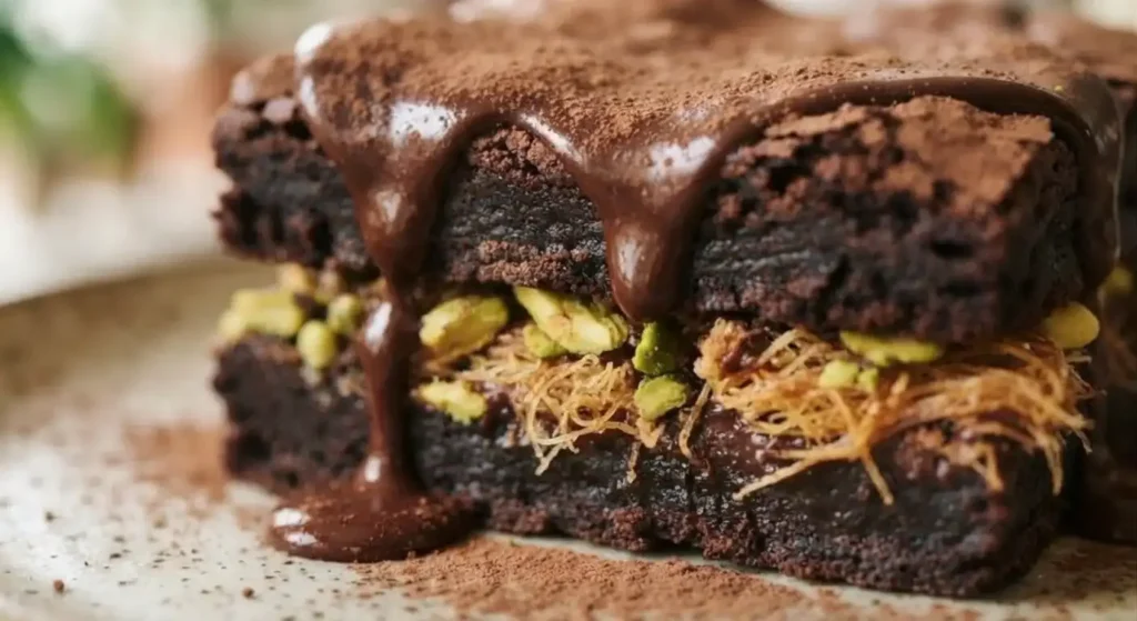 Dubai chocolate brownie