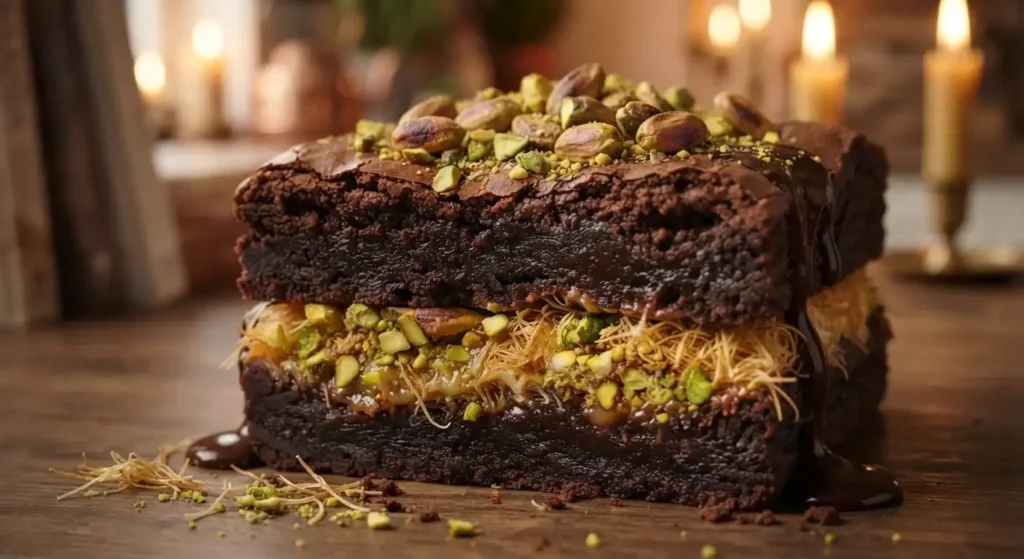 Dubai chocolate brownie
