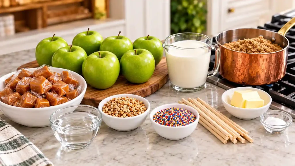 caramel apples 