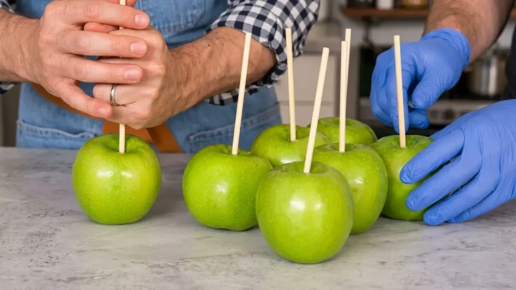 caramel apples